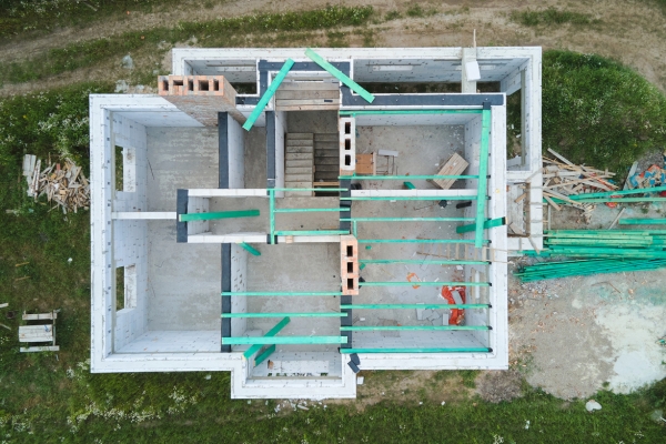 Distribución de una casa de una planta